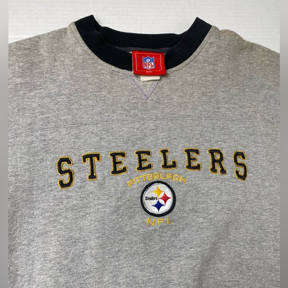 Vintage Steelers NFL Sweatshirt Large Pittsburgh Football VF Imagewear